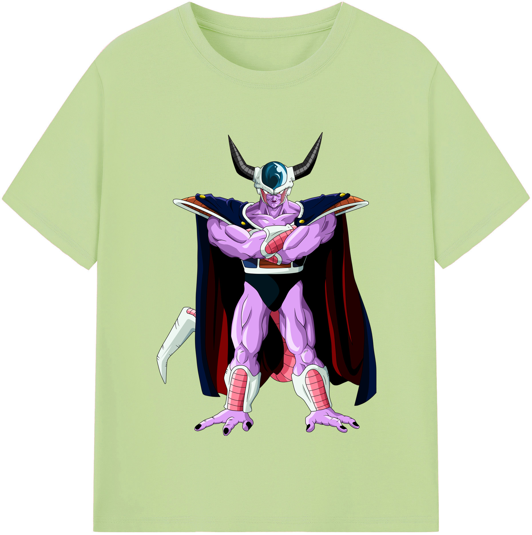 （画像用） ドラゴンボール コルド大王 DRAGON BALL King Cold 綿100％半袖Tシャツ（フロントプリント）
